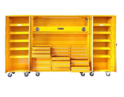 倉庫 部品 箱 自動車修理 工房用の重用金属ツール キャビネット