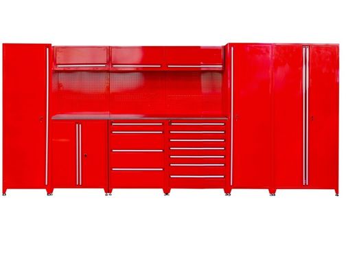 自動車修理 ガレージ ワークショップ用のカスタマイズ可能なツールキャビネット 重用金属ツール トロッキー