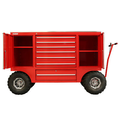 便利な保管のためのツールと重荷用トロッキーのないガレージストアツールキャビネット