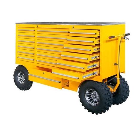 耐久性のあるツール トロリ ステンレス 穴の車とローリングツール チェストであなたのガレージをアップグレード