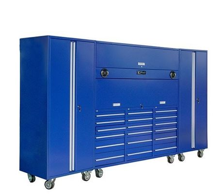 ブラウン色で重荷トロッリーとキャビネットで便利なツール管理