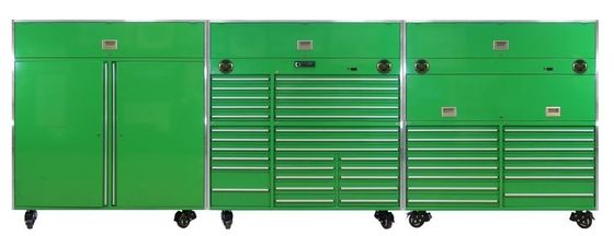 プロフェッショナルガレージキャビネットシステムのためのホイール上の重荷冷たいローリング鋼ツールボックス