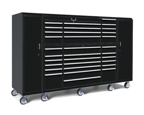 42'プロツールミドルキャビネットと銀の仕上げと1.0/1.2/1.5mm厚さ