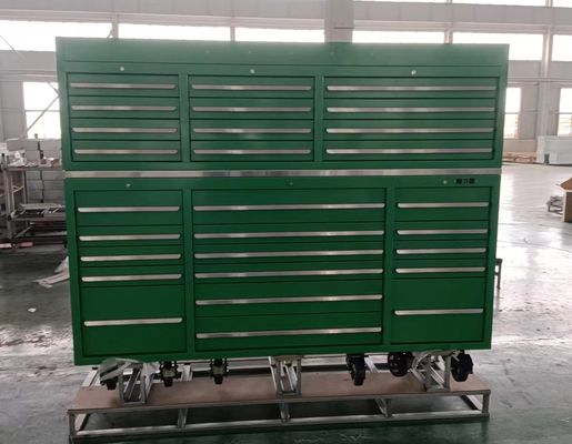 パウダーコート 鋼製 完成品 72 インチ 自動車修理 ガレージワークショップ用の重用ツール箱