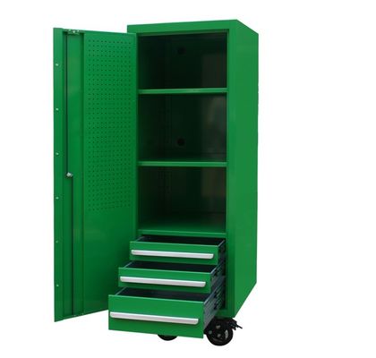 ローリング鋼材とキャビネットタイプ 重作業作業台 ガレージ 鍵錠付き