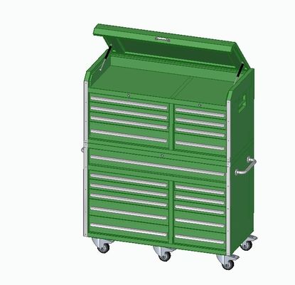 パーソナライズ可能なツール収納 ローラー引き出しと車輪のツールキャビネット付きの鋼製ツールボックス