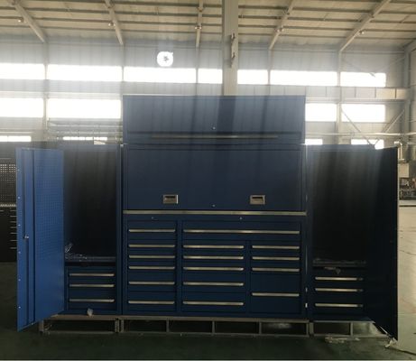 小売りと金属 引き出し付きの緑色ツールチェスト 受け入れられるOEM ODM 1.0-1.5mm厚さ