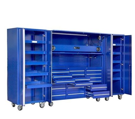 最新のデザイン ツールボックス ツールセットの車輪 専門キャビネット OEM ロゴ