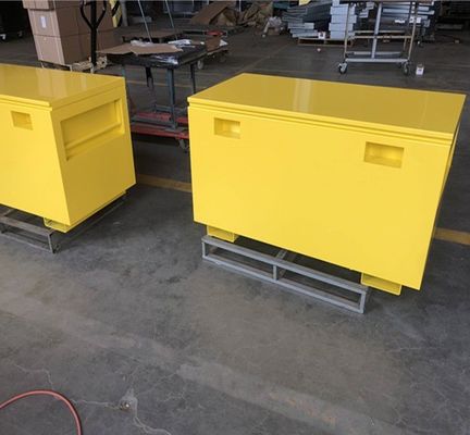ホワイトメタル鋼工事場 キャビネットツールボックス ハスプロックシステムとハンドル 重荷