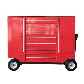 シルバーアイアン 専門的な自動車修理 作業場用の車輪のツールの箱