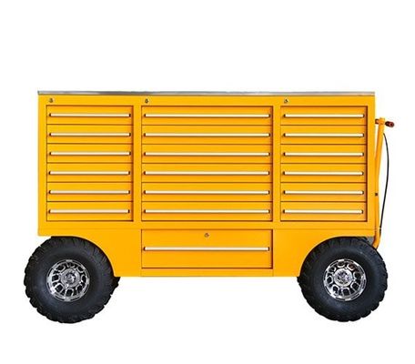 自動車修理 ガレージ ワークショップ 19 引き出しとローラートレリーの重用ツールの箱