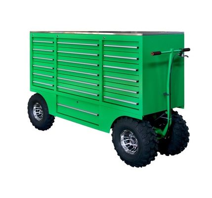 厚い 金属 と ステンレス スチール の ハンドル を 備えた 機械 工具 の 車