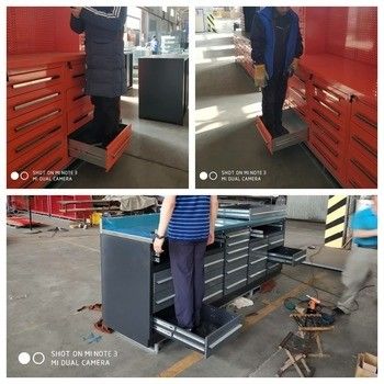 究極のガレージワークショップ 20 ドラッグ ペグボード付き重用金属ツールキャビネット