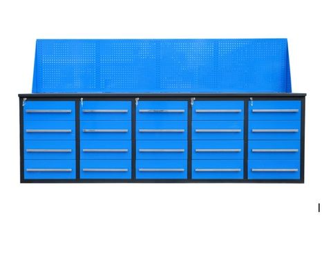 ガレージ ワークショップ 重用ツール キャビネット メタル 20 ドラワー ツール カート ペグボード付き 作業台