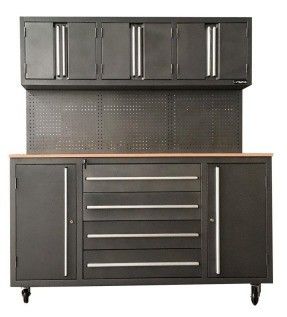 アルミハンドルローラーツールの箱 木製カウンターテーブルとEVA泡抽出しラインナー