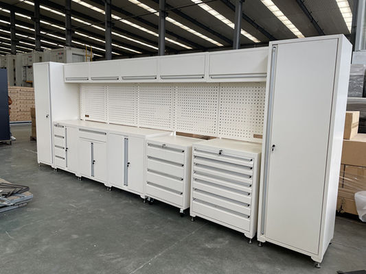 ガレージ ストア ツール 重作業用 作業台用 大型 3 ドラワー スチール ローリング ツール キャビネット