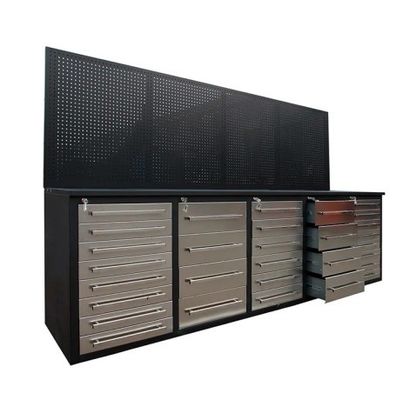 ガレージ ストア ツール ハービー デューティ メタル ハスキー 72 33 ドローヤーとペグボードの作業台