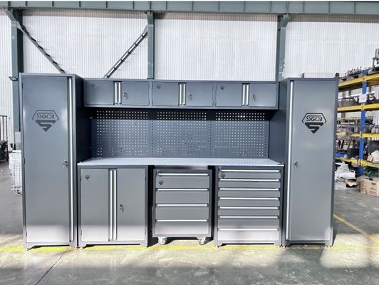 トロッリー付き重用鋼製ツールキャビネット