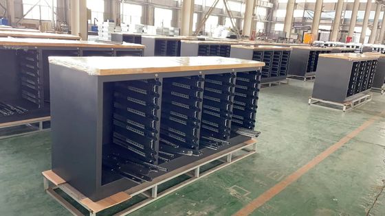 シルバー 冷式 ロール 鋼 重用 ガレージ 倉庫 ツール キャビネット 現代の ワーク ステーション