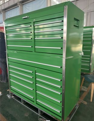 72&quot;15ドラワー重用ロールツールキャビネット ステンレス鋼のハンドルとホイール