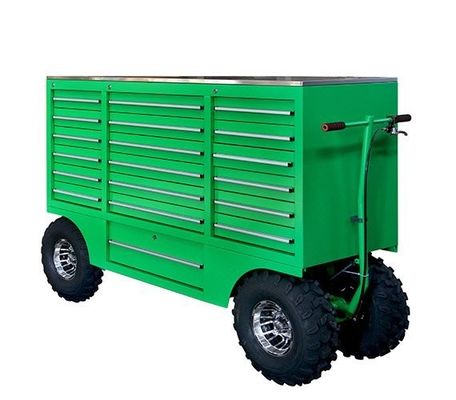 専門ワークショップと重荷のピットカートのためのパワーコーティング72インチツールストレージボックス