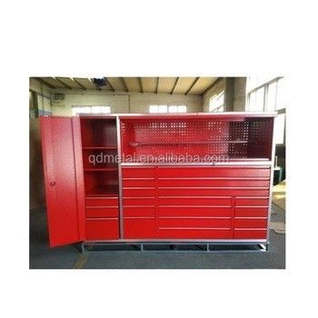 受け入れられるOEM ODM 初めてのワークショップ ガレージ貯蔵システムのための車輪の金属ツールボックス