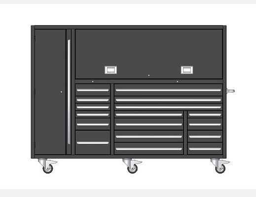オーダーメイドサポート OEM 72 84 インチ メカニカルドラワーツールキャビネット トロッキー プロのための