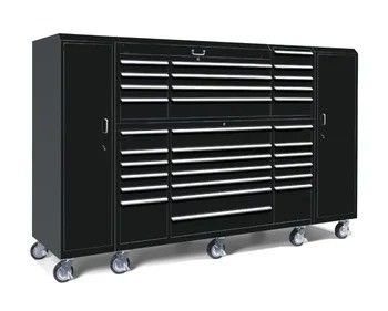 ODM パーソナライズド サポート 重荷ワークショップ保管用のレッド金属ローリングツールキャビネット