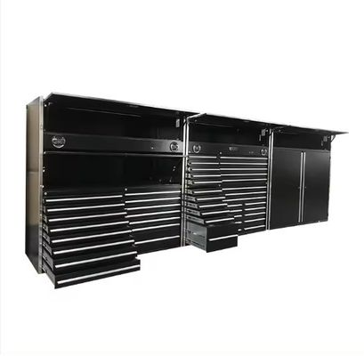 ワークショップガレージでハードウェアツールと電動ツールを保管するための鉄鋼工具車キャビネット